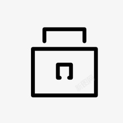 门锁图标门锁ICON图标高清图片