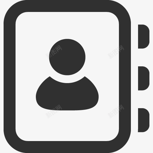 addressbookicon图标png_新图网 https://ixintu.com 地址簿 联系人 通联宝