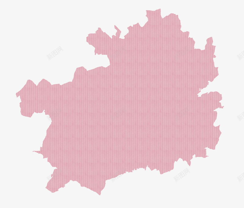 粉色条纹贵州地图png免抠素材_新图网 https://ixintu.com 条纹 粉色 纹理 贵州地图