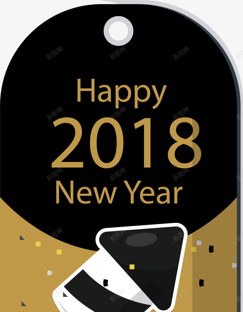 2018新年标签png免抠素材_新图网 https://ixintu.com 2018新年标签 2018标签 优惠贺卡 手绘标签 时尚标签 标签 欧式标签 精美新年标签