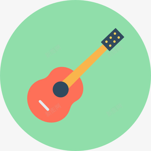 吉他图标png_新图网 https://ixintu.com 乐器 乐队 吉他 吉他社海报 弦乐器 音乐 音乐和多媒体