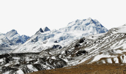 西藏冰雪风景摄影素材