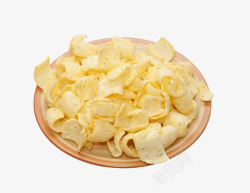 土豆薯条盘子里的食品高清图片