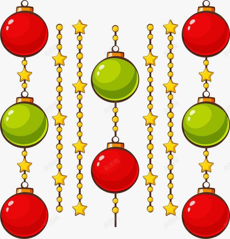 卡通多彩圆球png免抠素材_新图网 https://ixintu.com 免抠PNG 卡通 圆球 多彩 小清新 星星 珠子