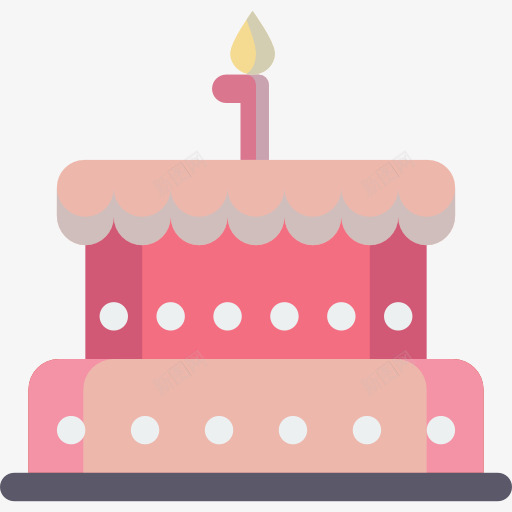 生日蛋糕图标png_新图网 https://ixintu.com 庆祝生日 甜点 生日蛋糕 蛋糕 面包 食品