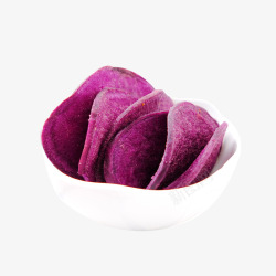 紫薯片元素素材