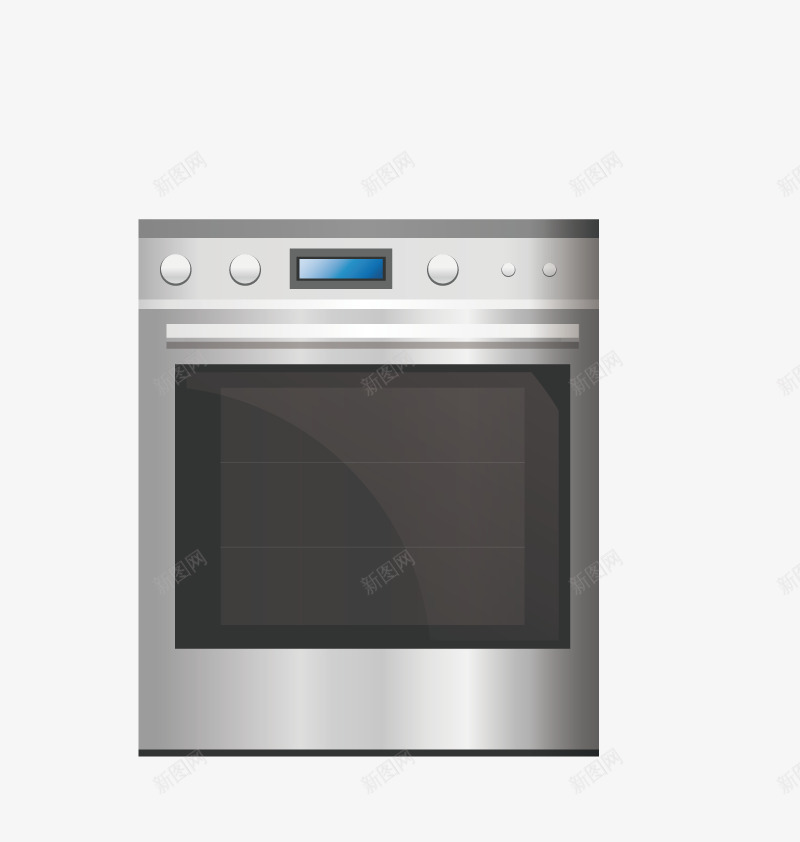 洗碗机png免抠素材_新图网 https://ixintu.com 厨电 家电 金属 银色