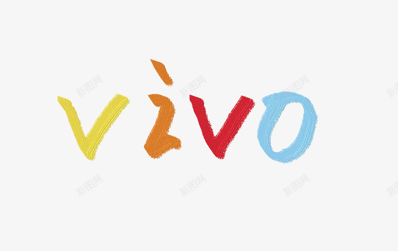 水彩颜料手绘vivo手机logo图标png_新图网 https://ixintu.com logo vivo手机 彩色 水彩 艺术字 英文 颜料