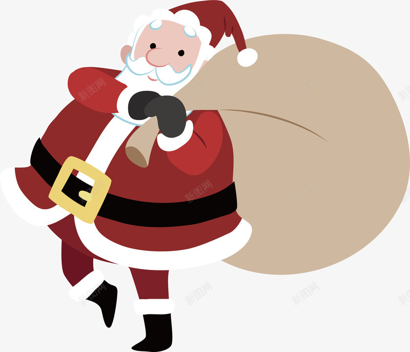 准备圣诞礼物的圣诞老人矢量图ai免抠素材_新图网 https://ixintu.com 准备礼物 圣诞礼物 圣诞老人 圣诞节 矢量png 送礼物 矢量图