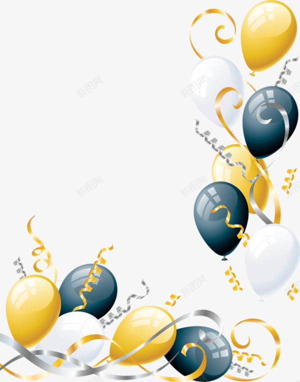 派对气球装饰png免抠素材_新图网 https://ixintu.com 彩色 气球 汽球 派对装饰