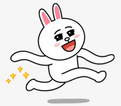 奔跑的小兔子png免抠素材_新图网 https://ixintu.com 卡通兔子 小白兔跑步 跑步的白兔