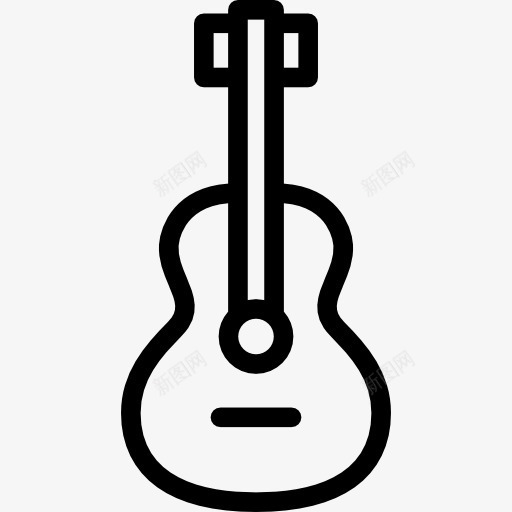 西班牙吉他图标png_新图网 https://ixintu.com 乐器 古典吉他 吉他 弗拉门戈 爱好 音乐