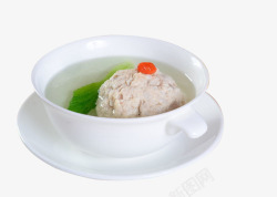菜品雪梨清汤雪梨狮子头高清图片