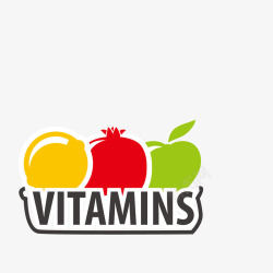 有机水果设计有机卡通扁平化零食logo图标高清图片