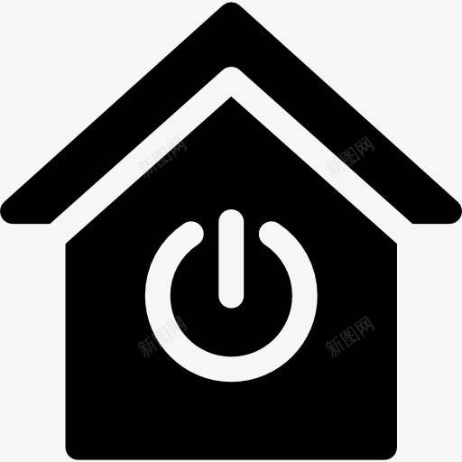 智能家居图标png_新图网 https://ixintu.com 建筑 房地产 房子 智能家居 电力 科技 能源