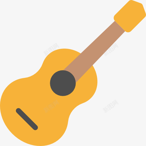 吉他图标png_新图网 https://ixintu.com 乐器 乐队 吉他 弗拉门戈 弦乐器 民谣 西班牙吉他 音乐 音乐和多媒体