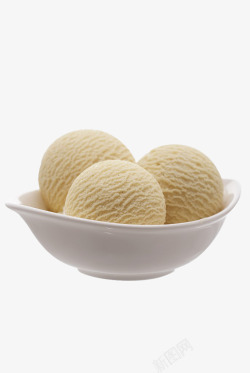 三色雪糕球美味手工冰淇淋球高清图片