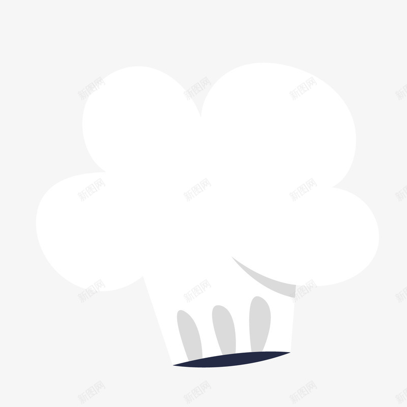 白色卡通厨师帽子png免抠素材_新图网 https://ixintu.com 卡通帽子 厨子帽子 厨师帽子 大厨帽子 背景装饰