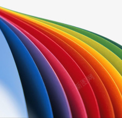 多彩纸张彩虹纸张高清图片