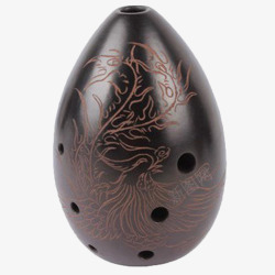 陶器中国风实物乐器埙音乐素材