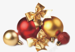 金色圆圣诞节铃铛高清图片
