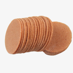 圆形山楂饼干片素材