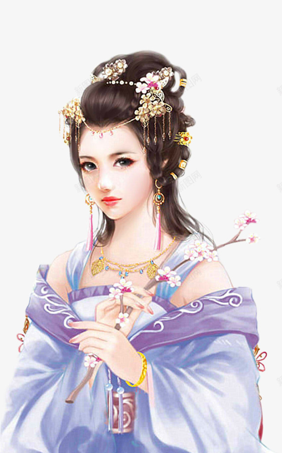 古代人物画像高贵的妃子png免抠素材_新图网 https://ixintu.com 人物 古代 妃子 画像 高贵