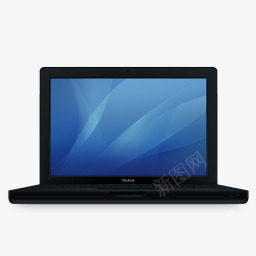 苹果笔记本电脑黑色的Maciconset图标png_新图网 https://ixintu.com Black MacBook 苹果笔记本电脑 黑色的