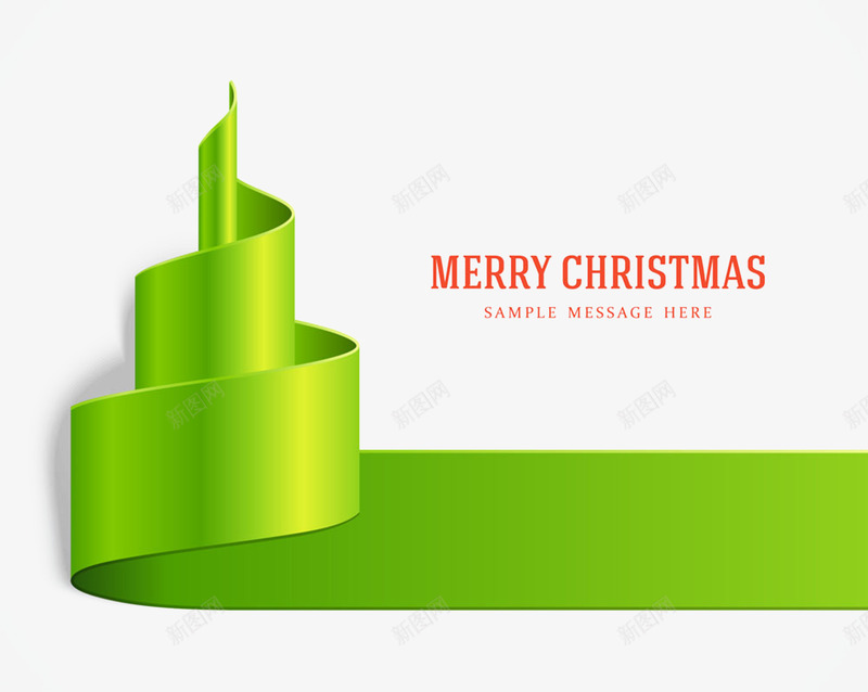 漂浮丝带png免抠素材_新图网 https://ixintu.com 丝带 促销海报素材 包装带 双十二素材 圣诞节 礼物包装 绿色 青色