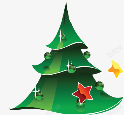 绿色圣诞树圣诞元旦齐欢乐png免抠素材_新图网 https://ixintu.com 元旦 圣诞 圣诞树 欢乐 绿色