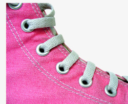 粉色帆布鞋素材
