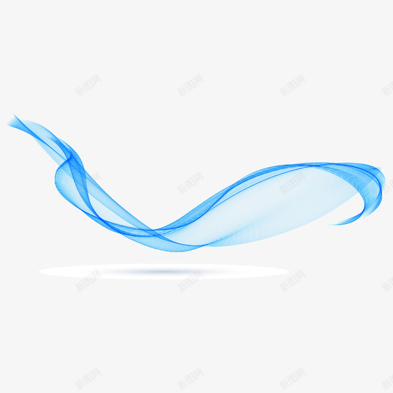 蓝色波浪抽象线条png免抠素材_新图网 https://ixintu.com 优美 大波浪线条 曲线 波浪 波纹 渐变 科技 纹理 纹路 线条 网状 蓝色
