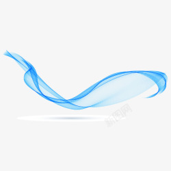 科技波纹蓝色波浪抽象线条高清图片