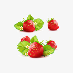 创意草莓矢量图素材