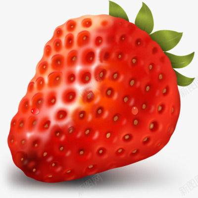 一个草莓png免抠素材_新图网 https://ixintu.com 一个 草莓
