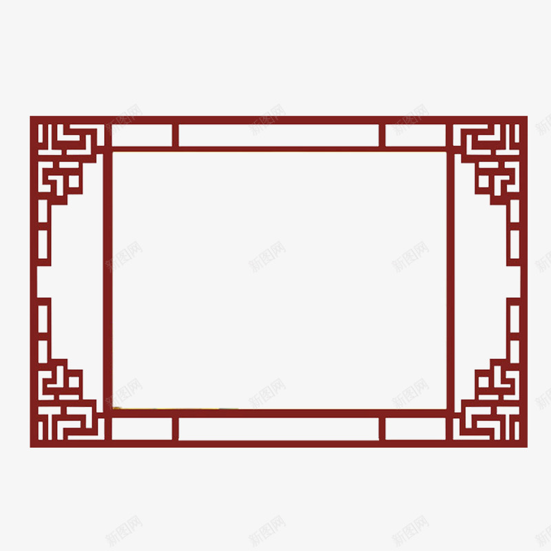 中国风木框png免抠素材_新图网 https://ixintu.com 个性中国风木框 中国风木框 复古中国风木框 红色中国风木框