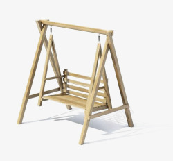 有质感的木质吊椅素材