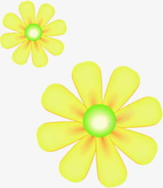 端午节黄色花朵素材