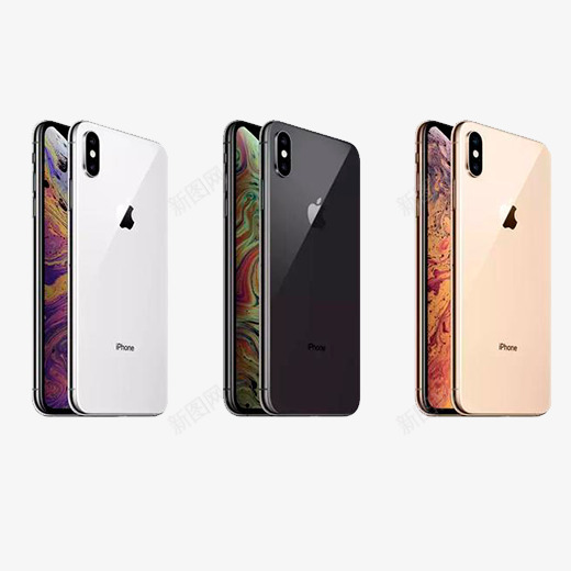 不同颜色的iphonexs正反面元素png免抠素材_新图网 https://ixintu.com iphonexs 不同颜色 发布 手机 新品 科技 组合 苹果