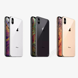 手机组合不同颜色的iphonexs正反面元素高清图片