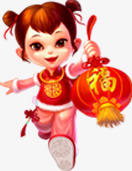 中国风福娃新年素材