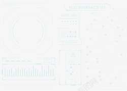 图形界面蓝色科技数据信息设置界面高清图片