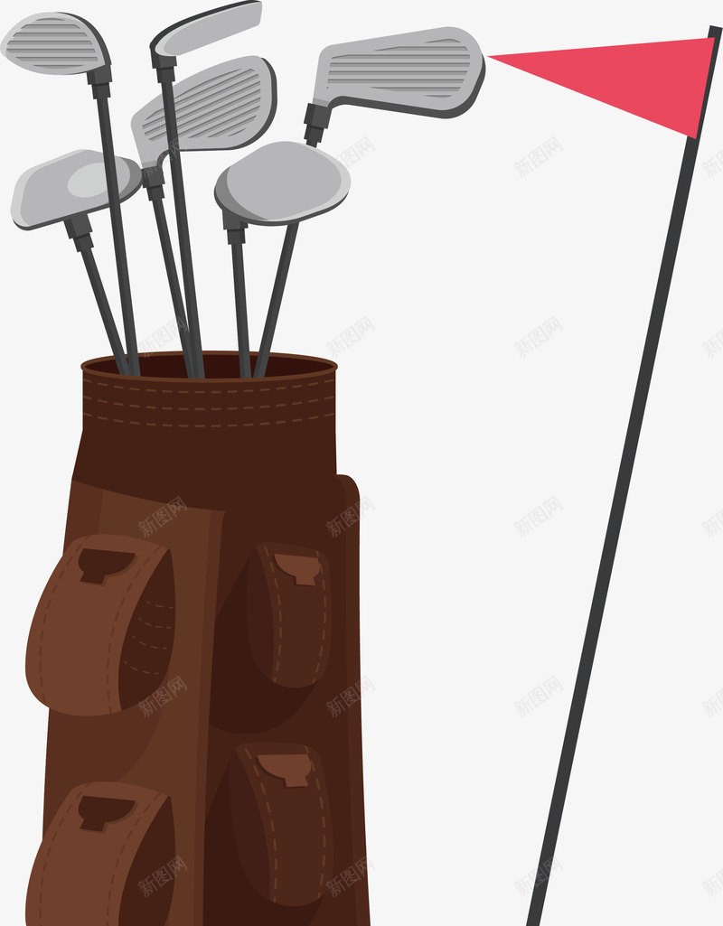 彩旗球杆高尔夫用品矢量图图标ai_新图网 https://ixintu.com AI矢量 体育 图标 彩旗 球杆 用品 运动 高尔夫 高尔夫球杆 高尔夫相关用品 矢量图