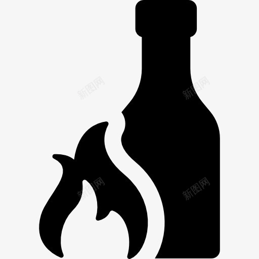 辣椒酱图标png_新图网 https://ixintu.com 瓶 辣 辣椒酱 食品