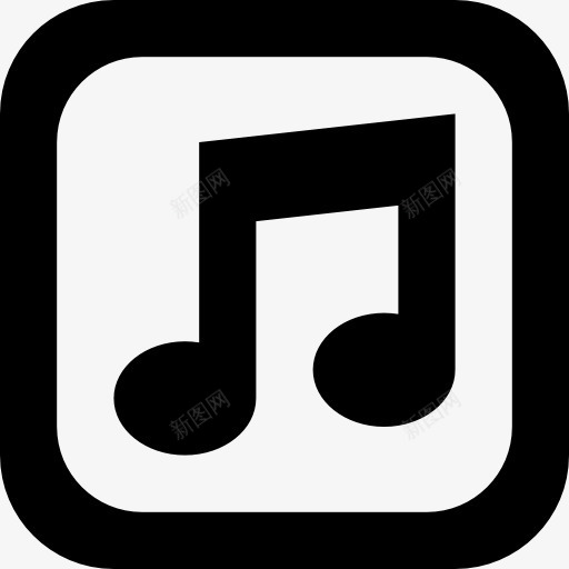 音符图标png_新图网 https://ixintu.com 歌曲的音符 界面 音乐 音乐播放器 音符