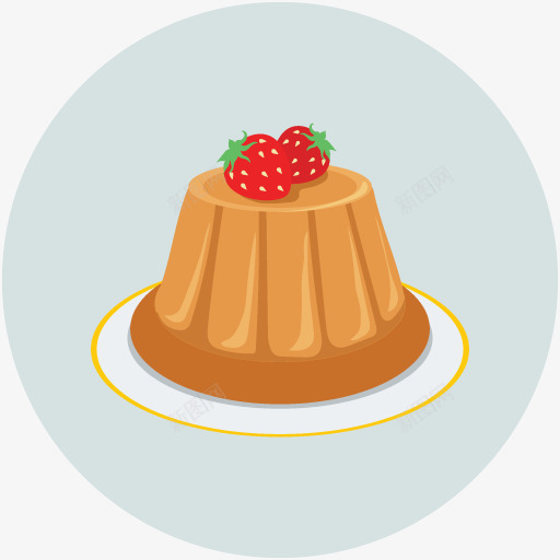 物流蛋糕早餐草莓味图标png_新图网 https://ixintu.com 早餐 物流 草莓味 蛋糕