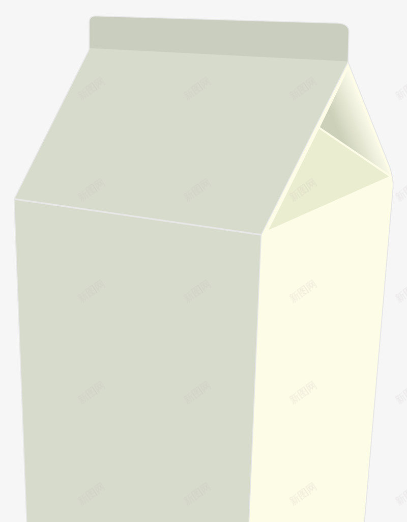 牛奶png免抠素材_新图网 https://ixintu.com 包装设计 牛奶盒 盒子