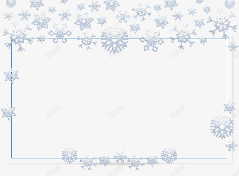 圣诞节雪花png免抠素材_新图网 https://ixintu.com 免费png素材 卡 圣诞节 帧 边框 雪花
