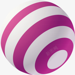立体球面漂浮立体球圆形立体球图标高清图片