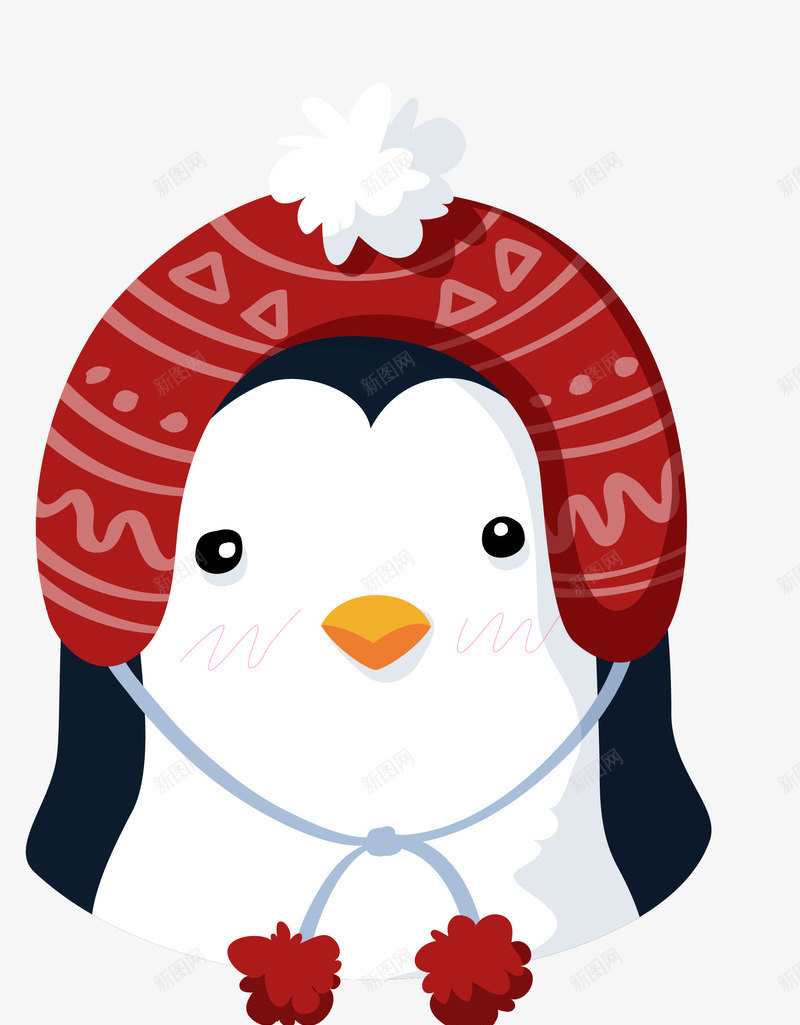 圣诞卡通企鹅头像png免抠素材_新图网 https://ixintu.com 企鹅 卡通企鹅 可爱 圣诞节装饰 圣诞节贴纸 头像